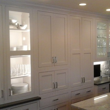 Transitional White Kitchen