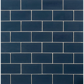 MSI SMOT-GL-T-36 3" x 6" Rectangle Wall Tile - Glossy Visual - - Midnight