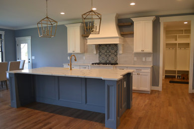 Example of a cottage kitchen design in Other
