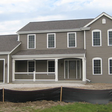 Traditional Saltbox With Porch