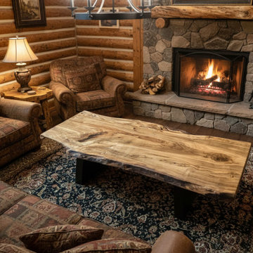 Customizable Live Edge Maple Coffee Tables, Made-To-Order