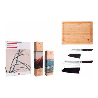 Kotai High Carbon Stainless Steel Bunka 3-Piece Knife Set