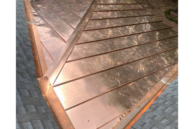 Copper Roofing Accents