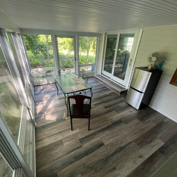 Screened in porch to sunroom