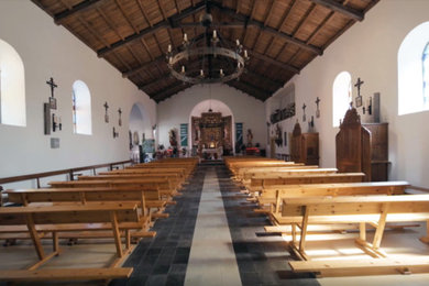Interior de la Iglesia de San Tirso en Lugo