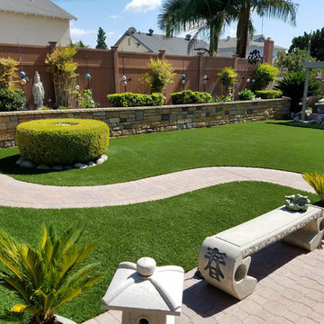 Artificial Grass Back Yard