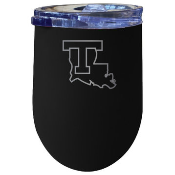 Louisiana Tech Bulldogs 12 oz Insulated Wine Stainless Steel Tumbler Black