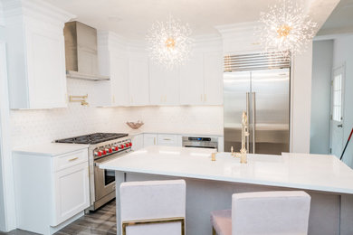 Kitchen - modern kitchen idea in New York