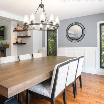 Casement Windows in Stylish Dining Room - Renewal by Andersen Long Island, Queen