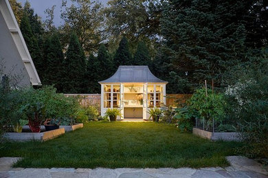 This is an example of a traditional garden shed and building in Minneapolis.