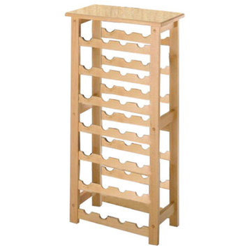 Winsome Wood 28-Bottle Wine Rack