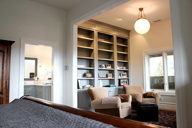 Example of a trendy bedroom design in Salt Lake City