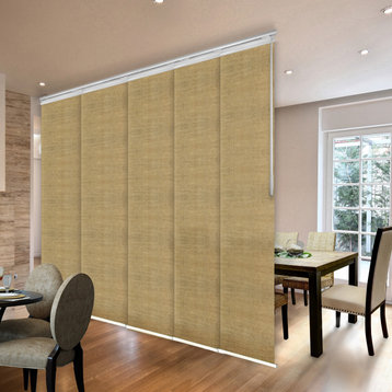 Daffodil 5-Panel Track Extendable Vertical Blinds 58-110"W