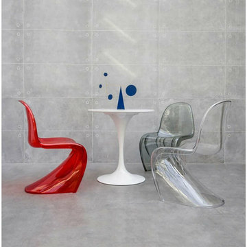 Clear Lucite Acrylic Dining Chairs