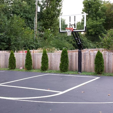 Brian P's Pro Dunk Platinum Basketball System on a 60x25 in Louisville, KY