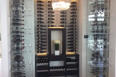Mid-sized trendy wine cellar photo in Orlando