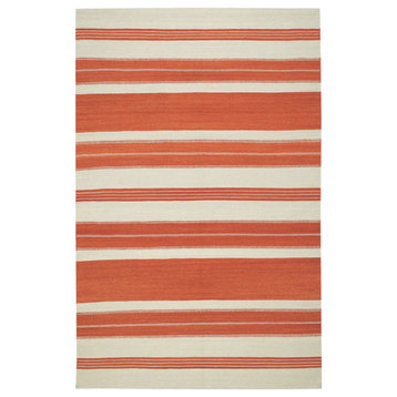 Capel Genevieve Gorder Jagges Stripe Sunny 3624_825 Flat Woven Rugs - 5' X 8' Re