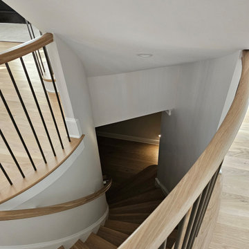 Project #116 | Elegant Curved Staircase