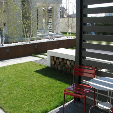 Gradina moderna - minimalist / Minimalist family garden