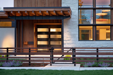 Example of a trendy exterior home design in Denver