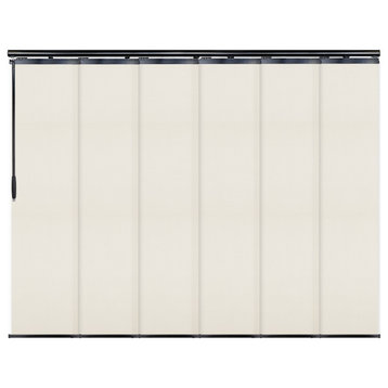Elza 6-Panel Track Extendable Vertical Blinds 98-130"W