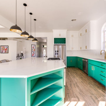 Crisp and clean Tuxedo Kitchen