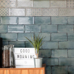 Vita Green Brick Tiles - Direct Tile Warehouse - 床＆壁タイル