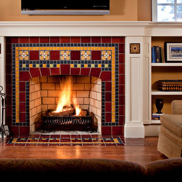 Frank Lloyd Wright Fireplace | Frank Thomas House Tile