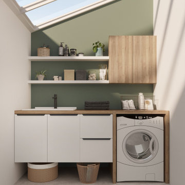 Aménagement buanderie