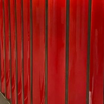 Bar Front Red Tile Ceramic