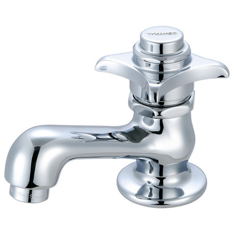 Central Brass Self-Close Single Handle Basin Faucet