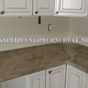 Concrete countertops (Butler Shouse)