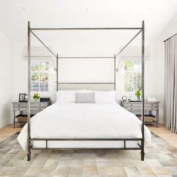 Upper Emerald Hills Modern Farmhouse Master Bedroom • Atelier Noël