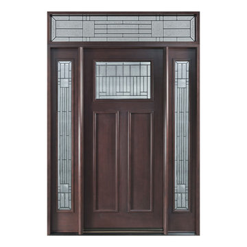 Craftsman Entry Doors | Glenview Haus | GD-901B 2SL TR CST