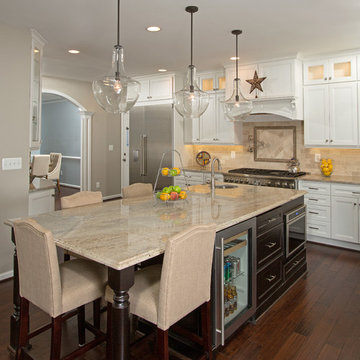 Focal Point of Family Gatherings, a Great Kitchen Remodel in Potomac Falls