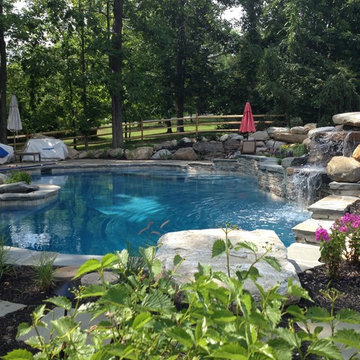 Natural Stone Waterfall