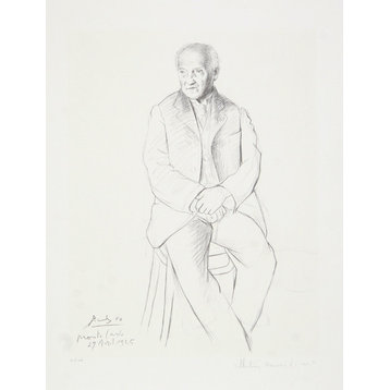 Pablo Picasso, Portrait du Maitre de Ballet, 34-4, Lithograph