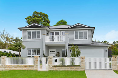This is an example of a beach style exterior in Sydney.