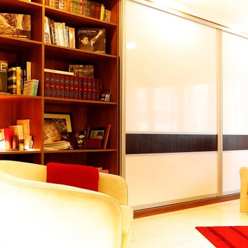 Rangement sur mesure dans salon