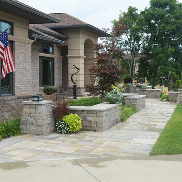 New entry for craftsman style home