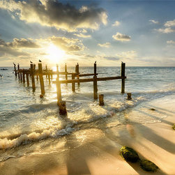 Franklin Arts - Pier Beach & Ocean Picture, Fine Art - Prints And Posters
