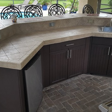 After: New polymer cabinets