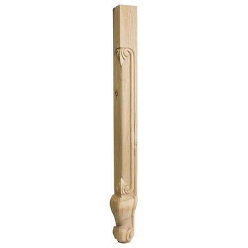 Hardware Resources CL-3 Leg, Natural Maple