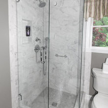 downstairs shower stall