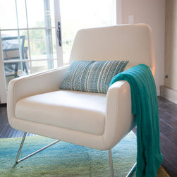 "The Bachelor" Pad Makeover | Living Room | Encinitas - Armchairs And Accent Chairs