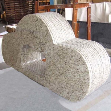 Newstar supply Giallo Ornamental granite countertop China factory Chinese Ready