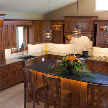 Maple Kitchen with Inset Doors