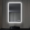 Fogless, Dimmable, Color Temperature Adjustable LED Mirror, 24x36 ...