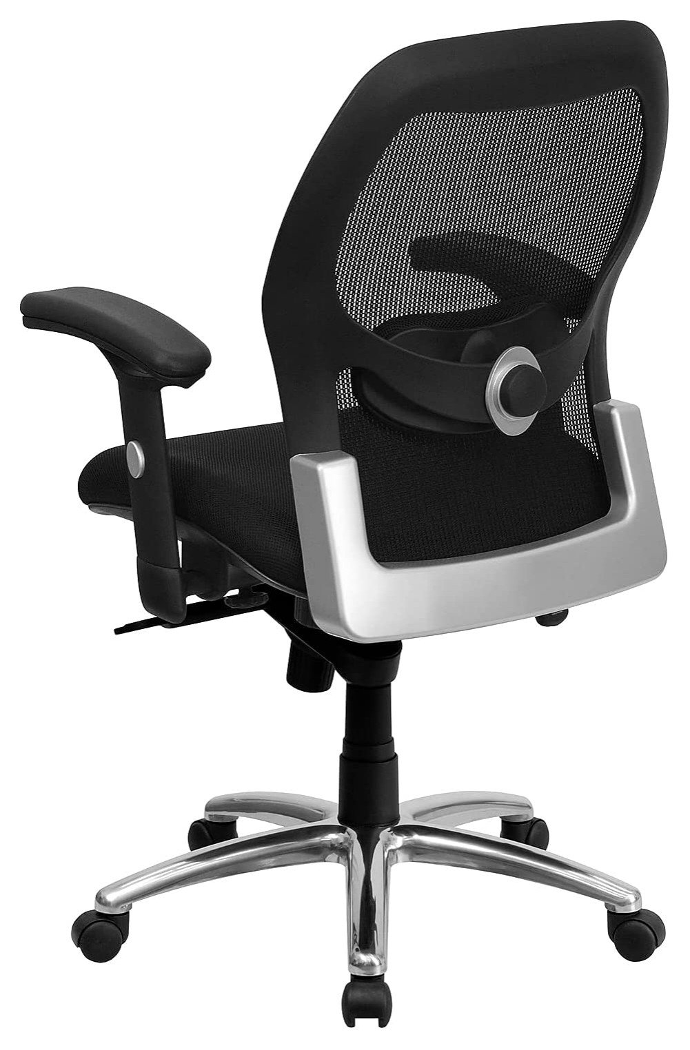 Mesh Back Executive Office Chair with Adjustable Lumbar and Knee Tilt ...