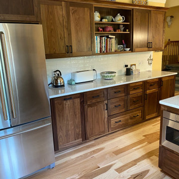 Walnut Refaced Kitchen